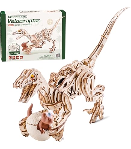 【特大】ヴェロキラプトル　金色オブジェ Amazon | 株式会社ウラノ 3Dペーパーパズル 越前和紙 NEW